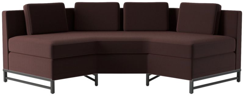 Metric Quarter Octagon Corner Sofa Model 8017 Luca Espresso by Paul McCobb - image 0 of 8