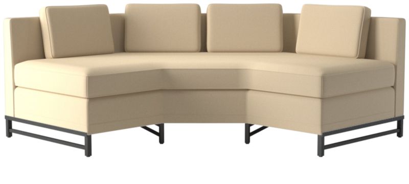 Metric Quarter Octagon Corner Sofa Model 8017 Biba Parchment by Paul McCobb - image 0 of 8