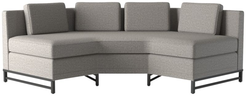 Metric Quarter Octagon Corner Sofa Model 8017 Taylor Felt Grey by Paul McCobb - image 0 of 8