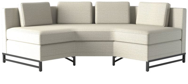 Metric Quarter Octagon Corner Sofa Model 8017 Deauville Stone by Paul McCobb - image 0 of 8