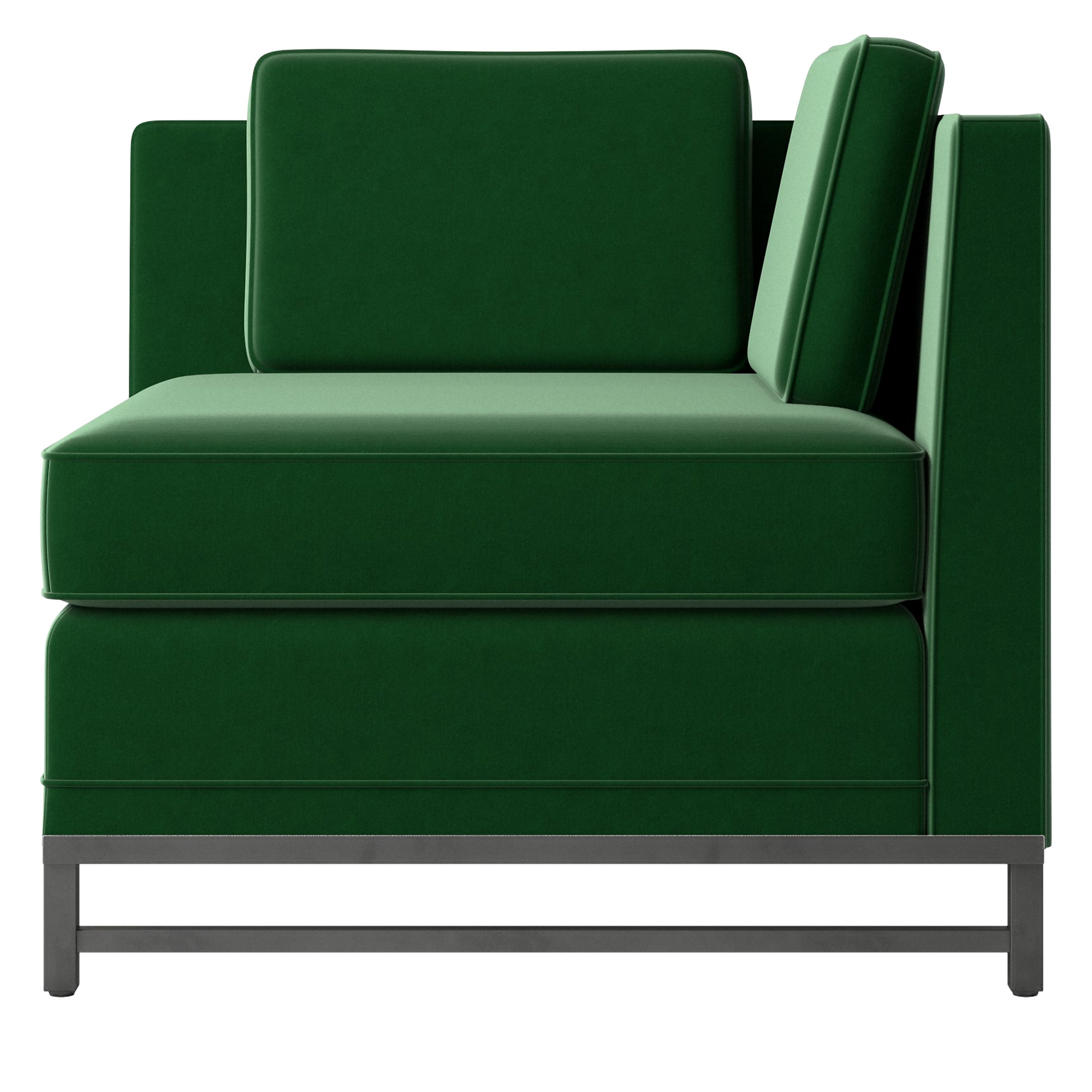 Metric Corner Chair Luca Emerald CB2