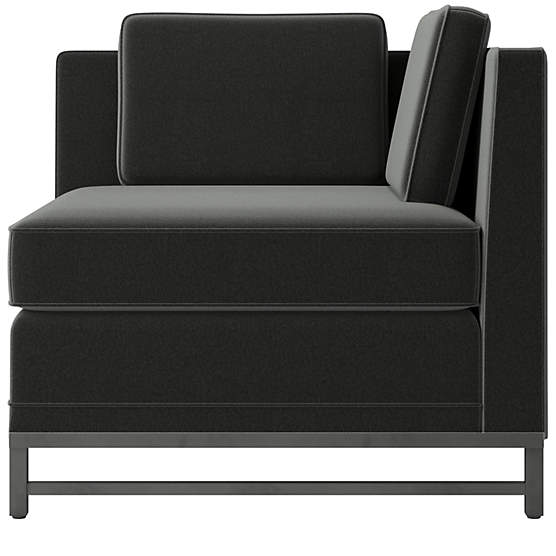 Metric Corner Chair Dale Dark Grey by Paul McCobb