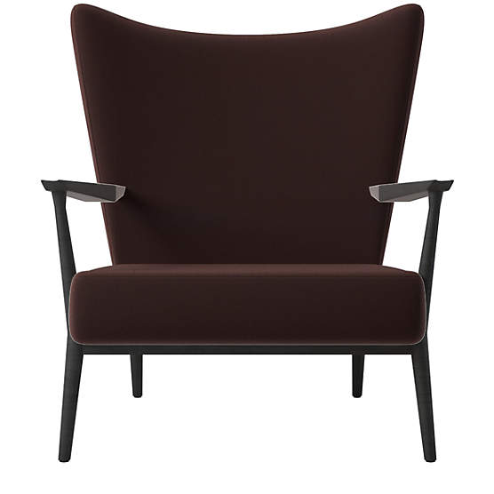 Pull-Up Lounge Chair Model 1321 Luca Espresso by Paul McCobb