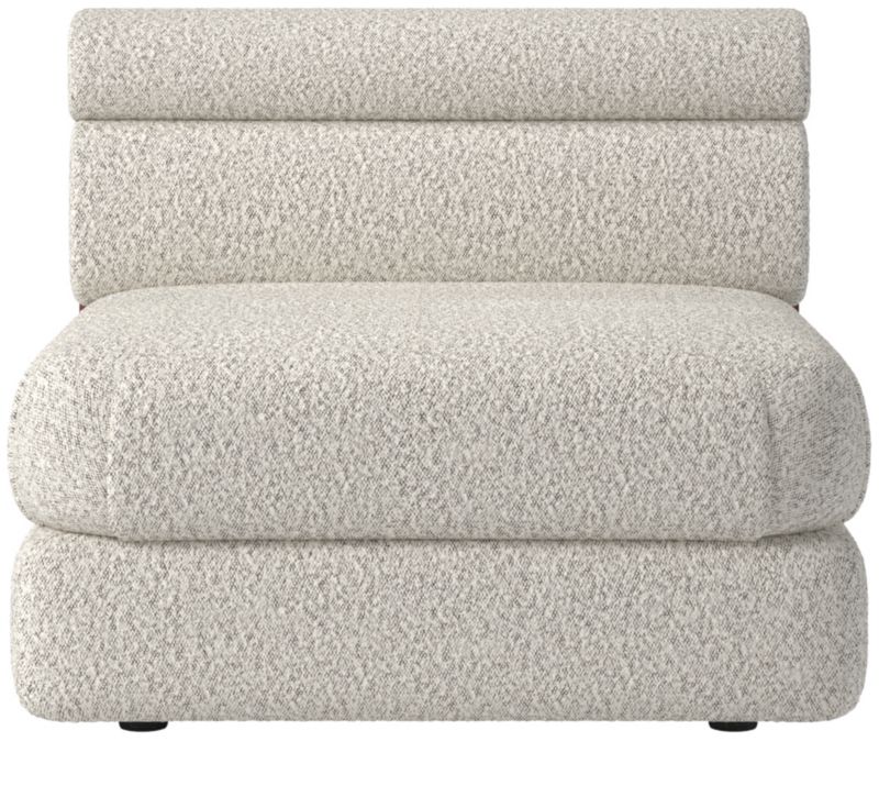 Imbu Armless Chair Bloce Grey | CB2