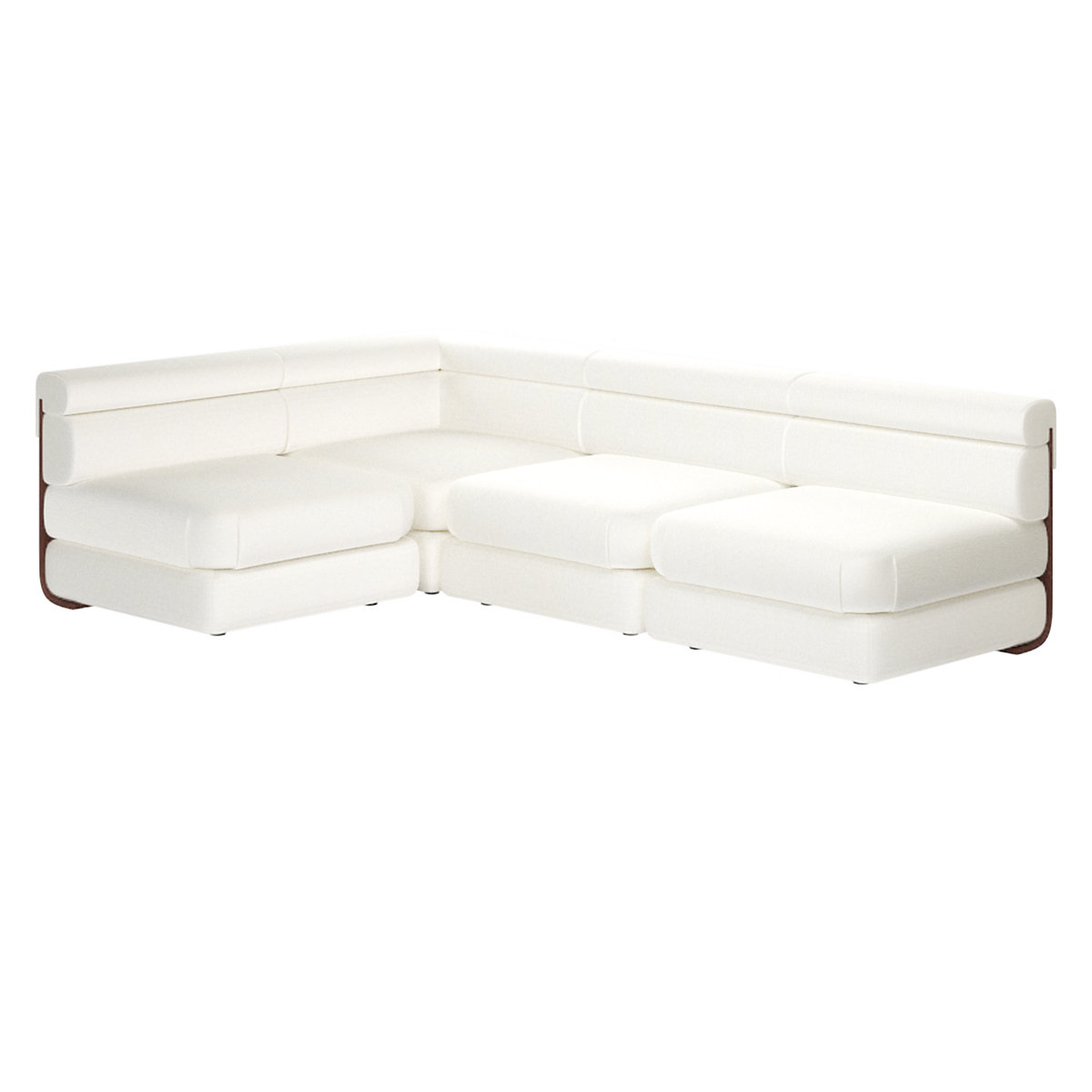 Imbu 4Piece Sectional Sofa Dream Pina Colada by Kravitz Design CB2