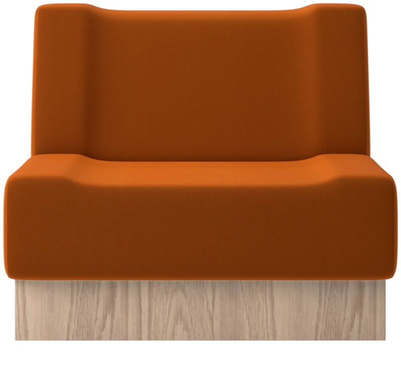 Vaneri Armless Chair Luca Russet by Kravitz Design - image 0 of 9