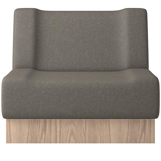 Vaneri Armless Chair Bloce Cream CB2