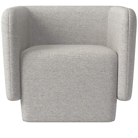 Escapade Lounge Chair Hatch Platinum by Kravitz Design