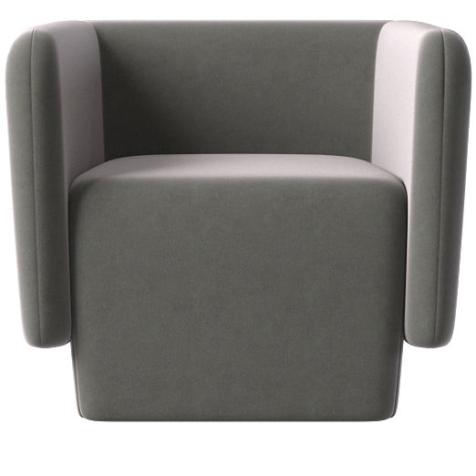 Escapade Lounge Chair Luca Storm by Kravitz Design