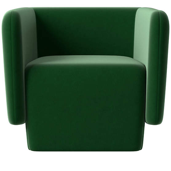 Escapade Lounge Chair Luca Emerald by Kravitz Design