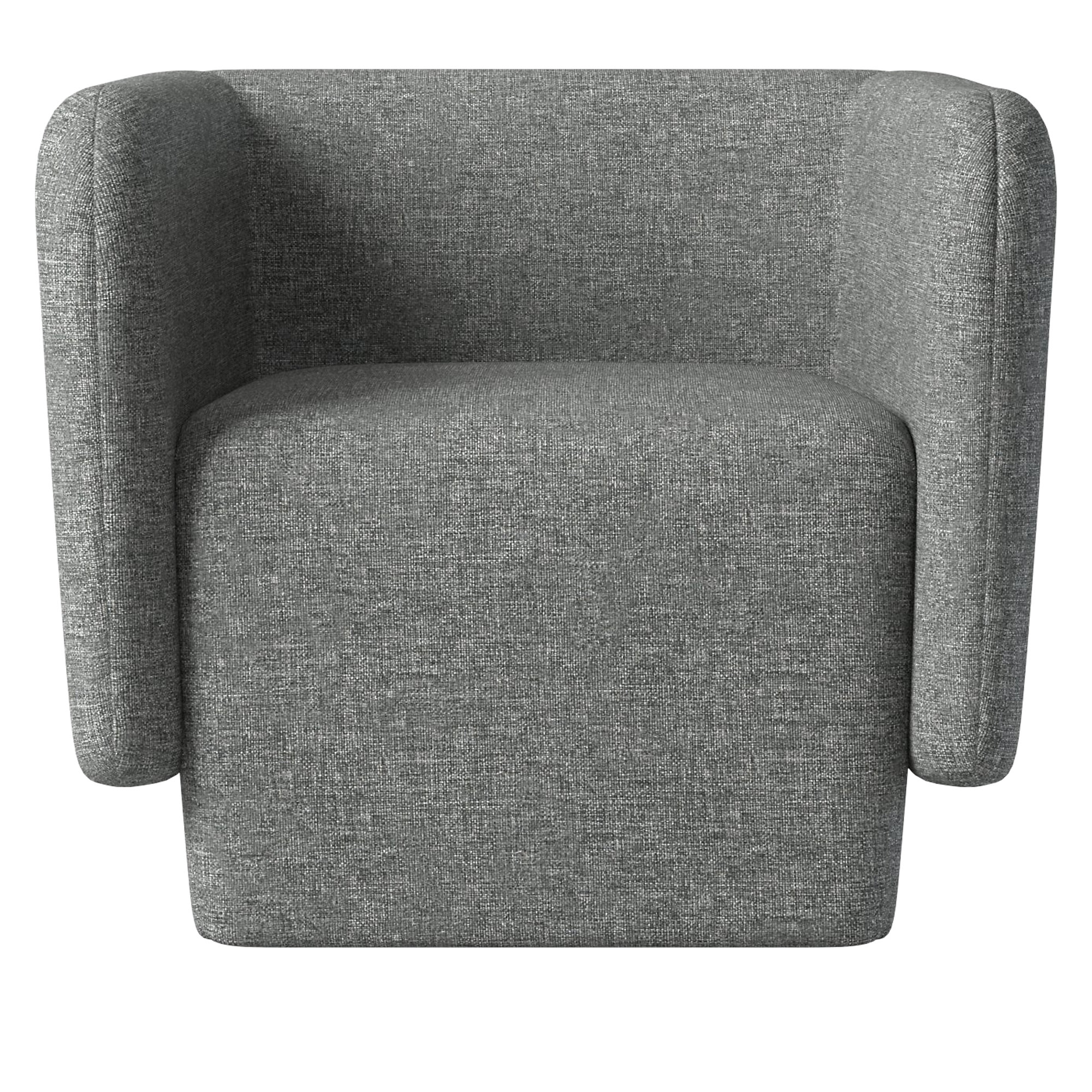 Escapade Lounge Chair Hatch Charcoal by Kravitz Design | CB2 Canada