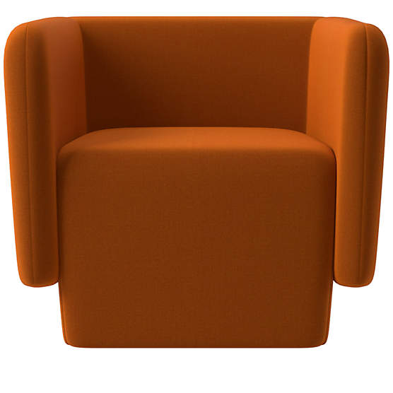 Escapade Lounge Chair Luca Russet by Kravitz Design