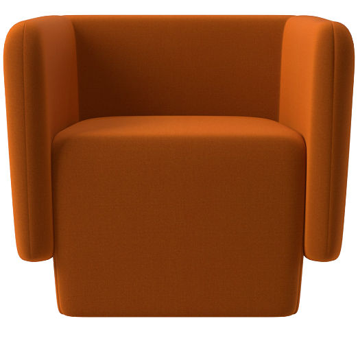 Escapade Lounge Chair Luca Russet by Kravitz Design