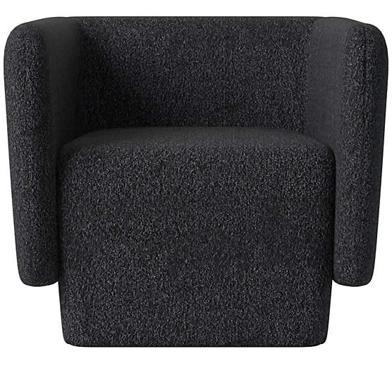 Escapade Lounge Chair Bloce Noir by Kravitz Design