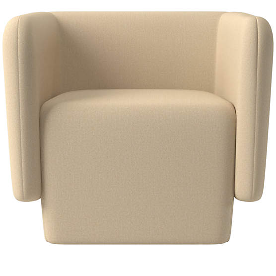 Escapade Lounge Chair Biba Parchment by Kravitz Design