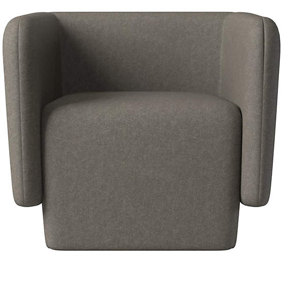 Escapade Lounge Chair Angel Pewter by Kravitz Design