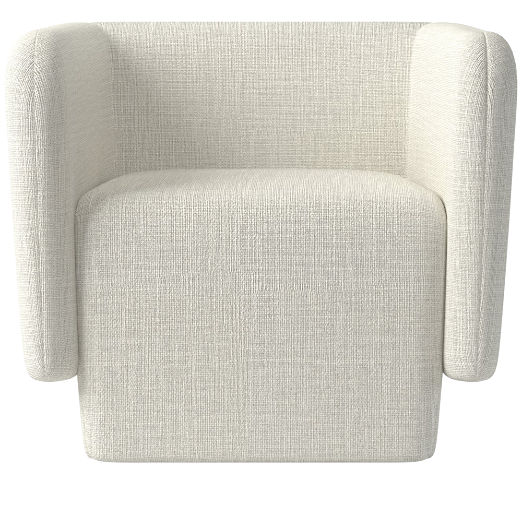 Escapade Lounge Chair Lindy Snow by Kravitz Design