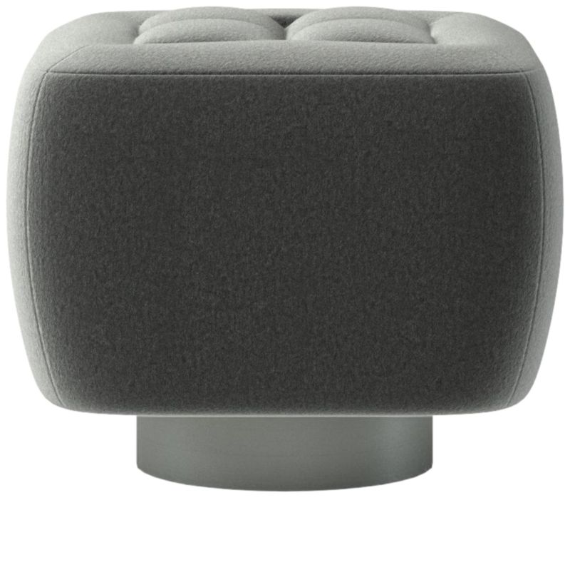 Fells Small Tufted Ottoman Dale Dark Grey by Kravitz Design - image 0 of 5