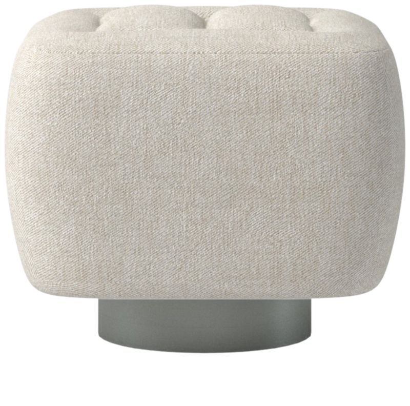 Fells Small Tufted Ottoman Deauville Dune by Kravitz Design - image 0 of 5