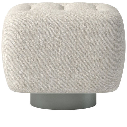 Fells Small Tufted Ottoman Deauville Dune by Kravitz Design