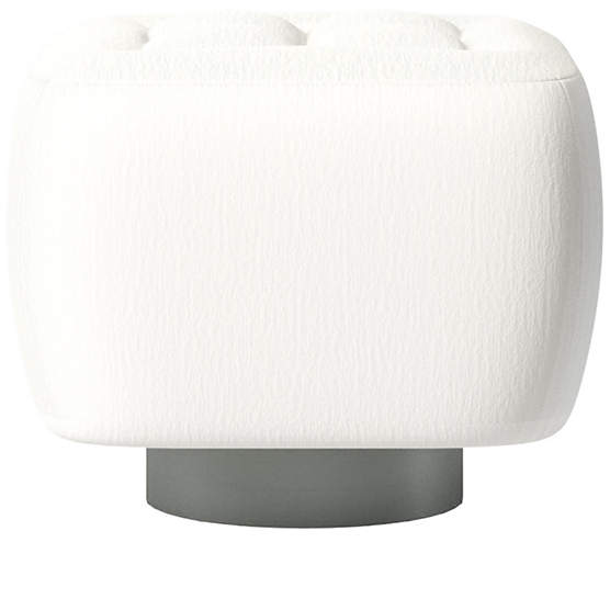 Fells Small Tufted Ottoman Dream Pina Colada by Kravitz Design