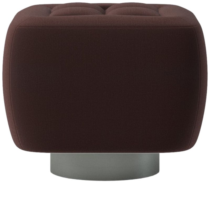 Fells Small Tufted Ottoman Luca Espresso by Kravitz Design - image 0 of 5