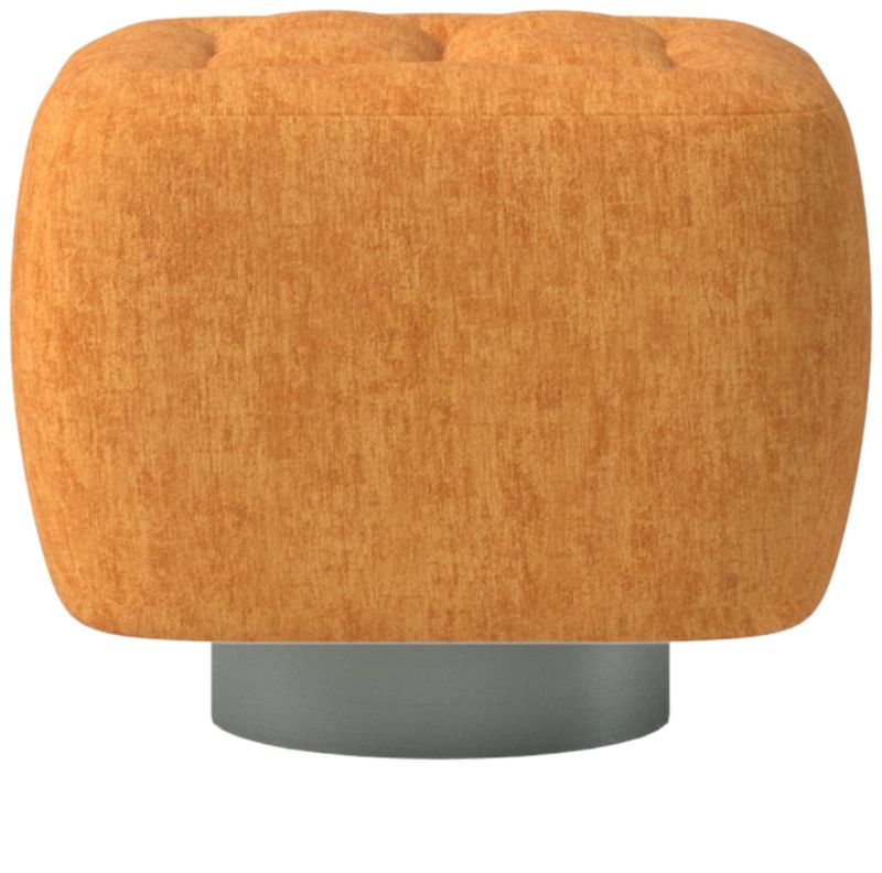 Fells Small Tufted Ottoman Dream Ginger Tea by Kravitz Design - image 0 of 5