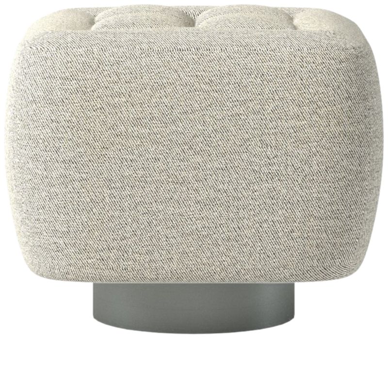 Fells Small Tufted Ottoman Deauville Stone by Kravitz Design - image 0 of 5