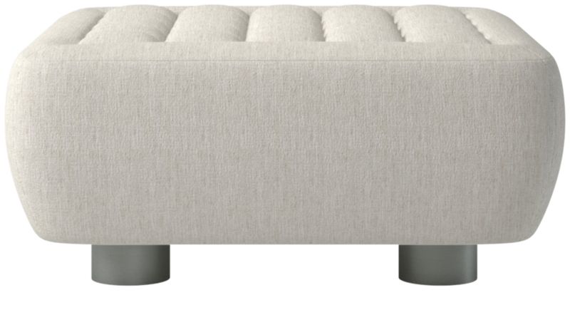 Fells Large Tufted Ottoman Nomad Snow by Kravitz Design - image 0 of 6