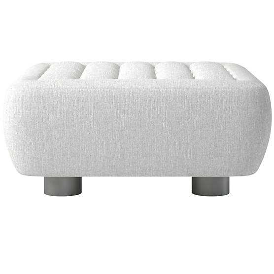 Fells Large Tufted Ottoman Elliot Dove by Kravitz Design