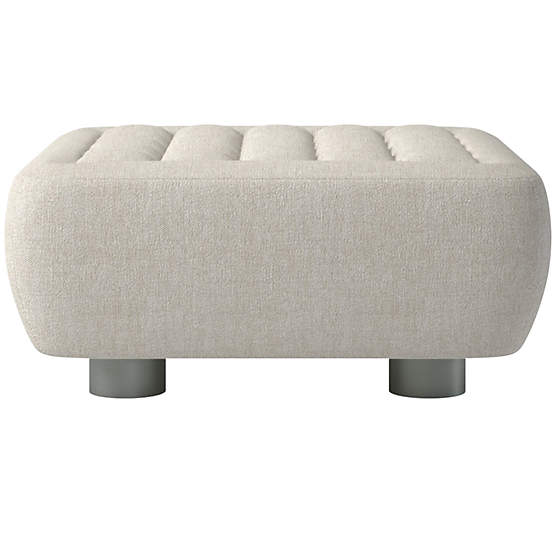 Fells Large Tufted Ottoman Deauville Dune by Kravitz Design