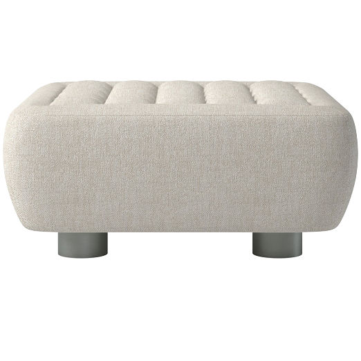 Fells Large Tufted Ottoman Deauville Dune by Kravitz Design