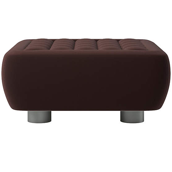 Fells Large Tufted Ottoman Luca Espresso by Kravitz Design