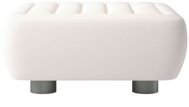 Fells Large Tufted Ottoman Biba Frost by Kravitz Design - image 0 of 6