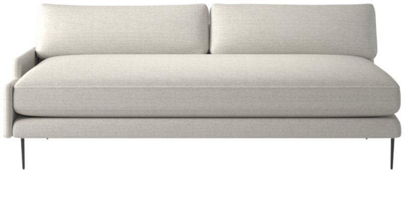 Scalino Right Arm Loveseat Nomad Snow - image 0 of 7