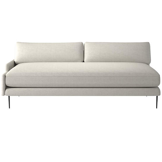 Scalino Right Arm Loveseat Nomad Snow