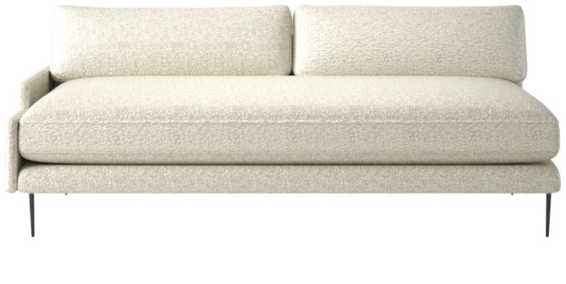 Scalino Right Arm Loveseat Bloce Grey - image 0 of 7