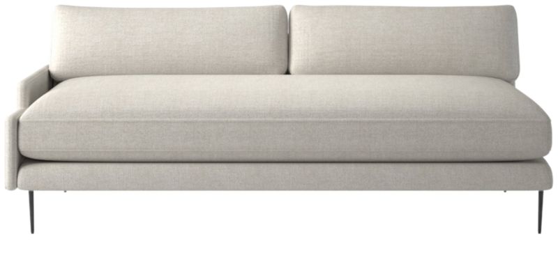 Scalino Right Arm Loveseat Deauville Dune - image 0 of 7