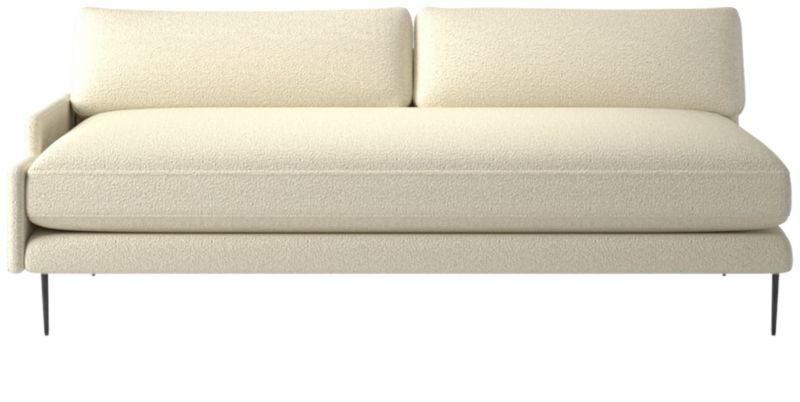 Scalino Right Arm Loveseat Bloce Cream - image 0 of 7