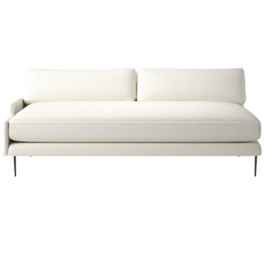 Scalino Right Arm Loveseat Wooly Sand