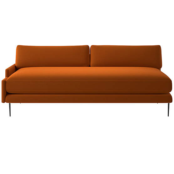 Scalino Right Arm Loveseat Luca Russet