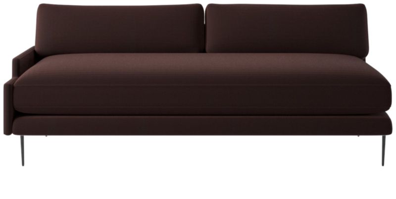 Scalino Right Arm Loveseat Luca Espresso - image 0 of 7