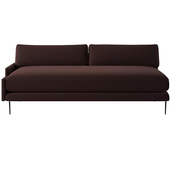 Scalino Right Arm Loveseat Luca Espresso