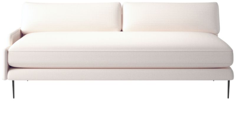 Scalino Right Arm Loveseat Biba Frost - image 0 of 7