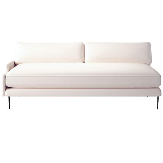 Scalino Right Arm Loveseat Biba Frost