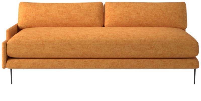 Scalino Right Arm Loveseat Dream Ginger Tea - image 0 of 7