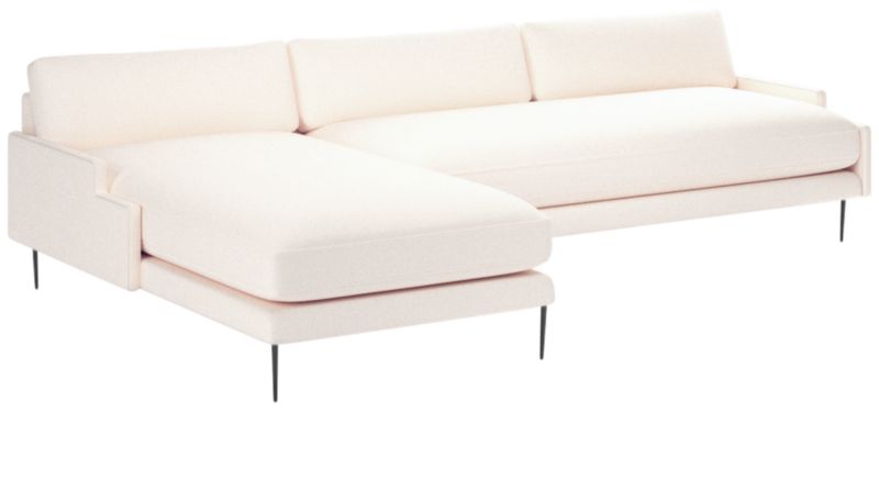 Scalino 2-Piece Left Arm Chaise Sectional Sofa Biba Frost - image 0 of 8