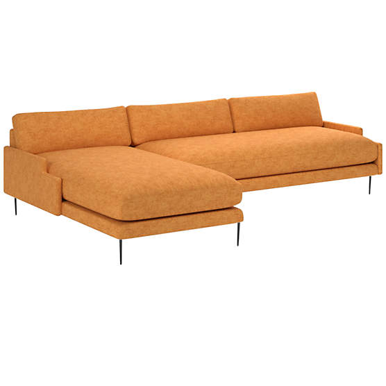 Scalino 2-Piece Left Arm Chaise Sectional Sofa Dream Pina Colada