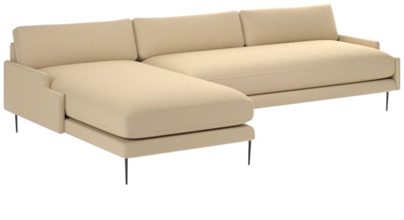 Scalino 2-Piece Left Arm Chaise Sectional Sofa Biba Parchment - image 0 of 8