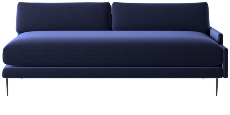 Scalino Left Arm Loveseat Luca Eclipse - image 0 of 8